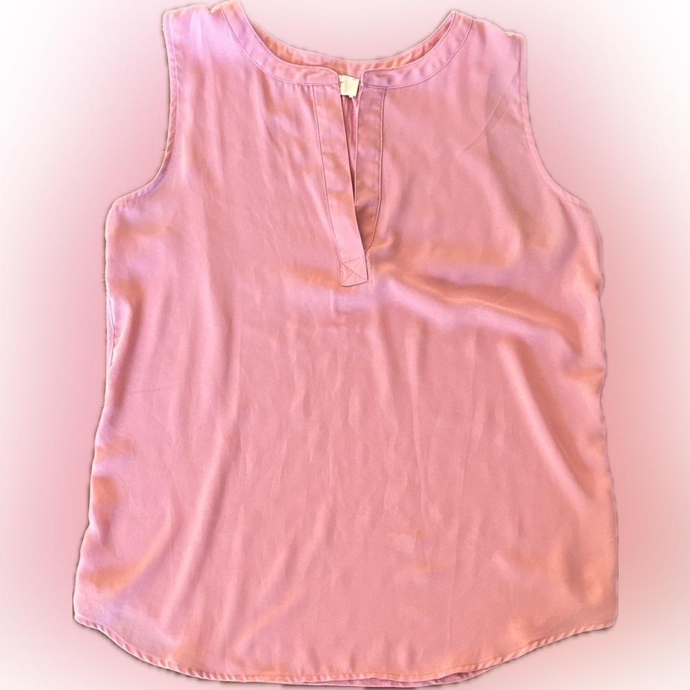 LOFT | Chic pink Sleeveless Tank Top size small